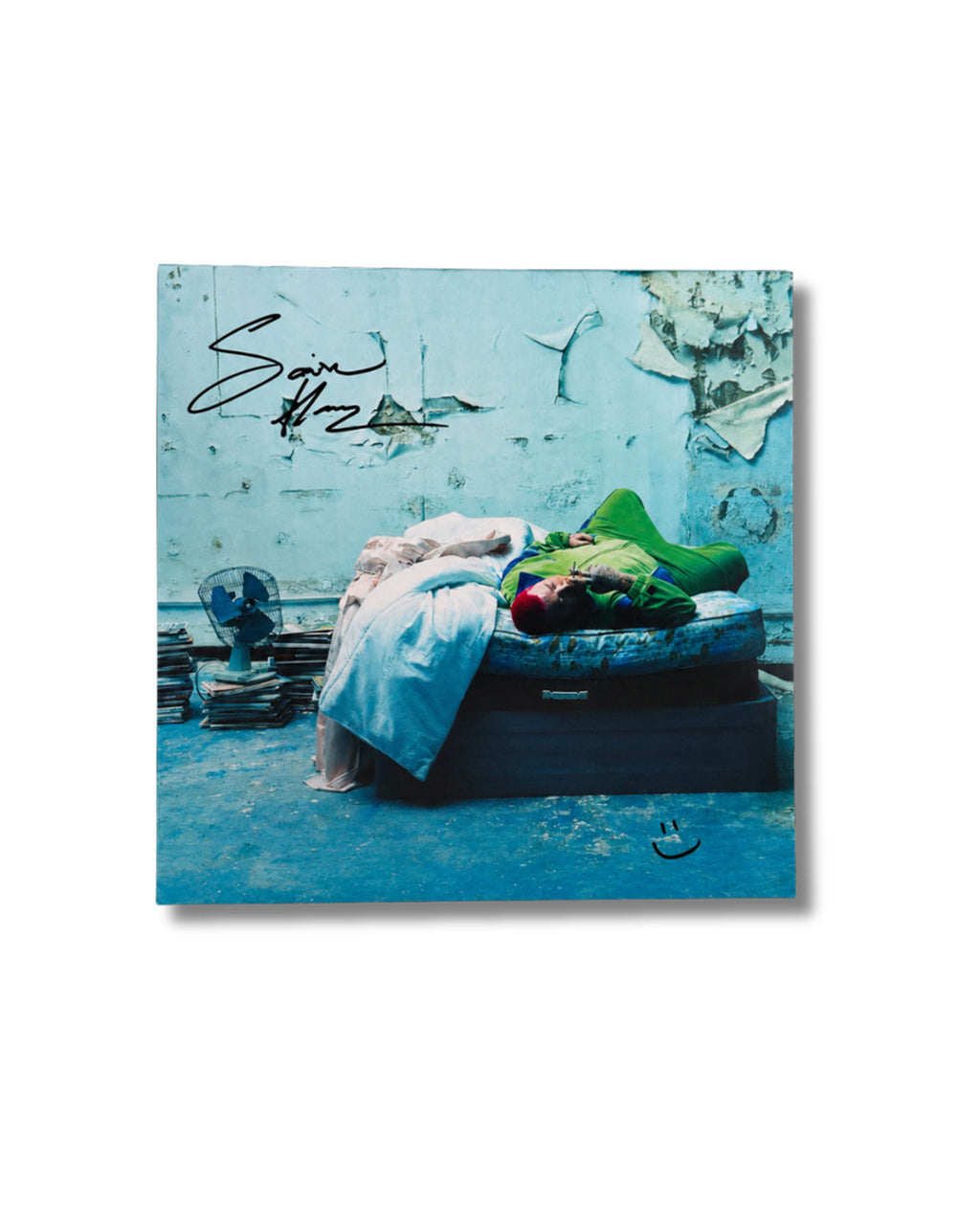 Saint Harison ghosted ep signed vinyl cover